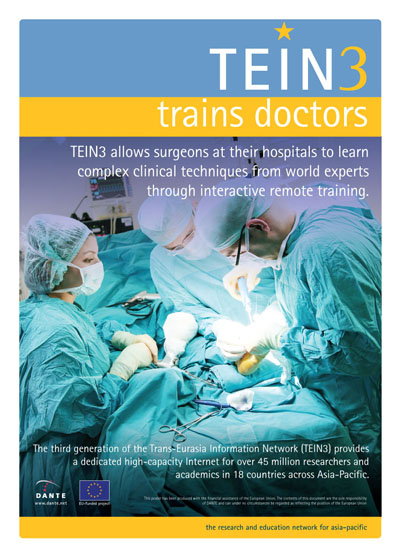 TEIN3 trains doctors